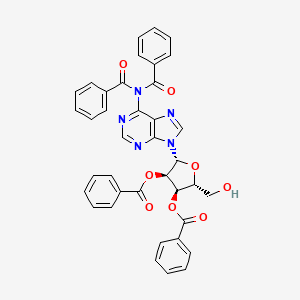molecular formula C38H29N5O8 B1354218 N6-二苯甲酰腺苷 2',3'-二苯甲酸酯 CAS No. 58463-04-0