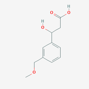 3-Hydroxy-3-(3-(methoxymethyl)phenyl)propanoic acid