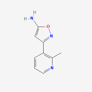 3-(2-Methylpyridin-3-yl)isoxazol-5-amine