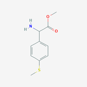 Methyl 2-amino-2-(4-(methylthio)phenyl)acetate