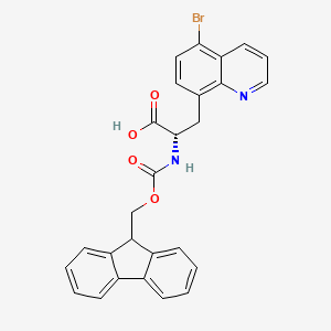 (2S)-3-(5-bromoquinolin-8-yl)-2-({[(9H-fluoren-9-yl)methoxy]carbonyl}amino)propanoicacid