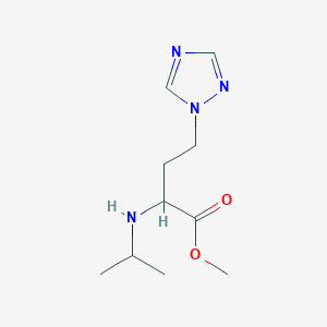 Methyl 2-(isopropylamino)-4-(1h-1,2,4-triazol-1-yl)butanoate