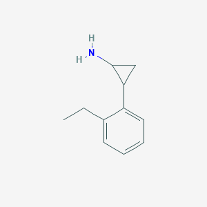 2-(2-Ethylphenyl)cyclopropan-1-amine