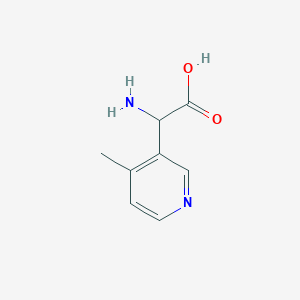 2-Amino-2-(4-methylpyridin-3-yl)acetic acid