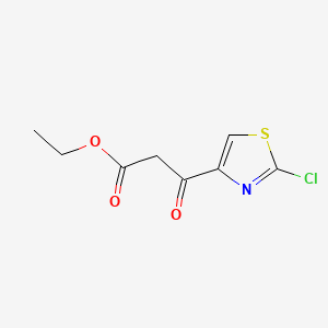 Ethyl 3-(2-chloro-1,3-thiazol-4-yl)-3-oxopropanoate