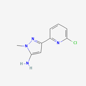 3-(6-Chloropyridin-2-yl)-1-methyl-1h-pyrazol-5-amine