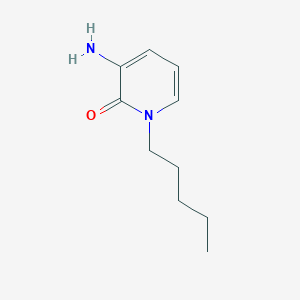 molecular formula C10H16N2O B13542360 3-Amino-1-pentylpyridin-2(1h)-one 