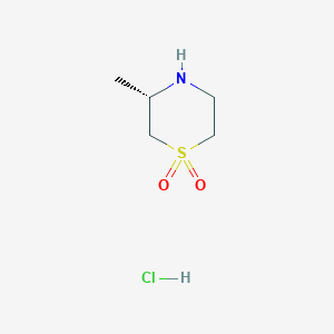 (S)-3-Methyl-thiomorpholine 1,1-dioxide hcl