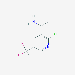 1-(2-Chloro-5-trifluoromethyl-pyridin-3-YL)-ethylamine