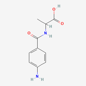 2-[(4-Aminobenzoyl)amino]propanoic acid