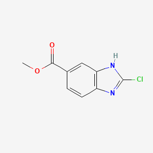 molecular formula C9H7ClN2O2 B1354253 Methyl 2-chloro-1H-benzimidazole-5-carboxylate CAS No. 683242-75-3