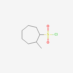 2-Methylcycloheptane-1-sulfonyl chloride