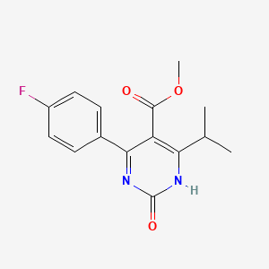 B1354255 Methyl 4-(4-fluorophenyl)-2-hydroxy-6-isopropylpyrimidine-5-carboxylate CAS No. 488798-37-4