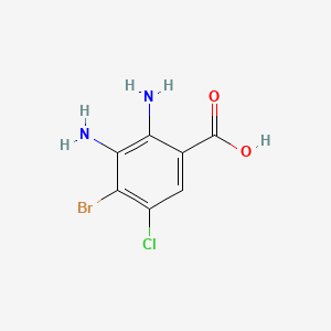 2,3-Diamino-4-bromo-5-chlorobenzoic acid