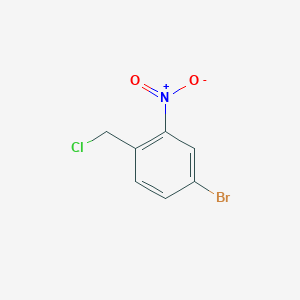 4-Bromo-1-(chloromethyl)-2-nitrobenzene