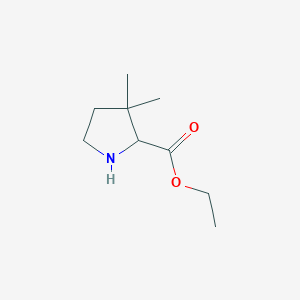 Ethyl 3,3-dimethylpyrrolidine-2-carboxylate