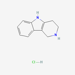 molecular formula C11H13ClN2 B1354266 2,3,4,5-四氢-1H-吡啶并[4,3-b]吲哚盐酸盐 CAS No. 20522-30-9