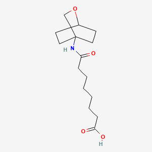 7-({2-Oxabicyclo[2.2.2]octan-4-yl}carbamoyl)heptanoic acid