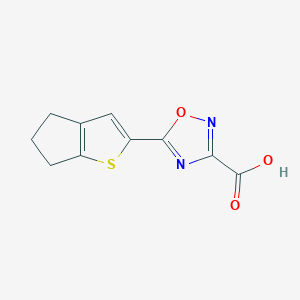 5-(5,6-dihydro-4H-cyclopenta[b]thiophen-2-yl)-1,2,4-oxadiazole-3-carboxylic acid