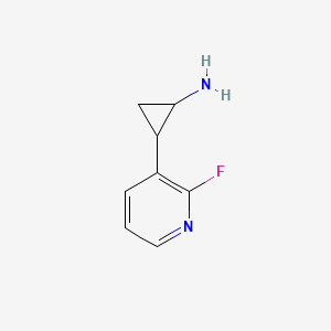 2-(2-Fluoropyridin-3-yl)cyclopropan-1-amine