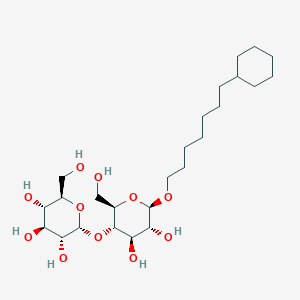 molecular formula C25H46O11 B1354276 7-环己基庚基 4-O-α-D-吡喃葡萄糖基-β-D-吡喃葡萄糖苷 CAS No. 349477-49-2