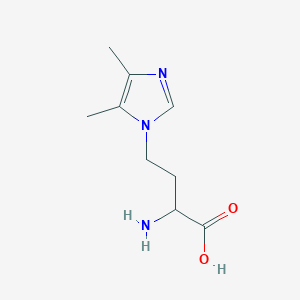 2-Amino-4-(4,5-dimethyl-1h-imidazol-1-yl)butanoic acid