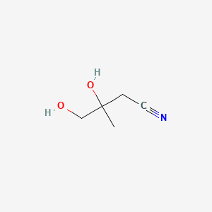 3,4-Dihydroxy-3-methylbutanenitrile