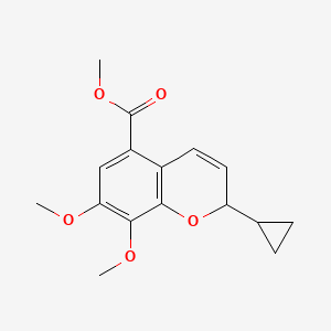 molecular formula C16H18O5 B1354282 2-环丙基-7,8-二甲氧基-2H-香豆素-5-羧酸甲酯 CAS No. 192315-05-2