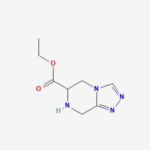 Ethyl 5,6,7,8-tetrahydro-[1,2,4]triazolo[4,3-a]pyrazine-6-carboxylate