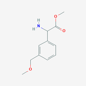 Methyl 2-amino-2-(3-(methoxymethyl)phenyl)acetate