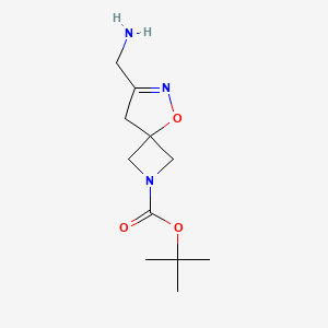 Tert-butyl 7-(aminomethyl)-5-oxa-2,6-diazaspiro[3.4]oct-6-ene-2-carboxylate