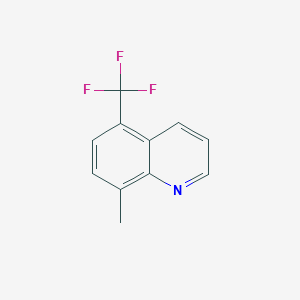 molecular formula C11H8F3N B1354291 8-甲基-5-(三氟甲基)喹啉 CAS No. 868668-58-0