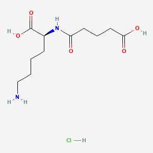 (2S)-6-amino-2-(4-carboxybutanamido)hexanoicacidhydrochloride