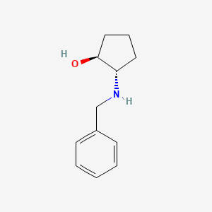 molecular formula C12H17NO B1354293 (1S,2S)-2-(苄基氨基)环戊醇 CAS No. 68327-02-6