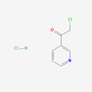 molecular formula C7H7Cl2NO B1354294 2-氯-1-(吡啶-3-基)乙酮盐酸盐 CAS No. 61889-48-3