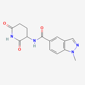 N-(2,6-dioxo-3-piperidinyl)-1-methyl-1H-Indazole-5-carboxamide