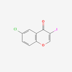 molecular formula C9H4ClIO2 B1354295 6-氯-3-碘色酮 CAS No. 73220-39-0