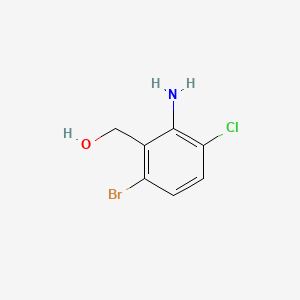 (2-Amino-6-bromo-3-chlorophenyl)methanol