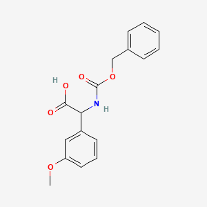 2-(((Benzyloxy)carbonyl)amino)-2-(3-methoxyphenyl)acetic acid