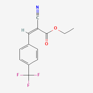 ethyl (Z)-2-cyano-3-[4-(trifluoromethyl)phenyl]prop-2-enoate