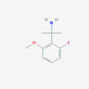 2-(2-Fluoro-6-methoxyphenyl)propan-2-amine