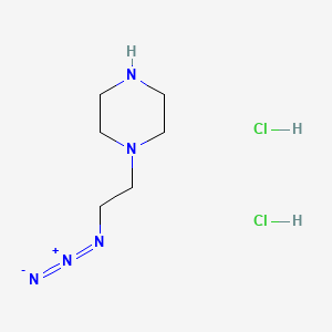 molecular formula C6H15Cl2N5 B13543040 1-(2-Azidoethyl)piperazinedihydrochloride CAS No. 2825011-11-6