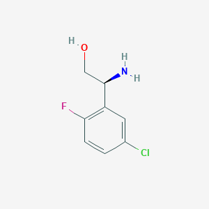 (2S)-2-Amino-2-(5-chloro-2-fluorophenyl)ethan-1-OL