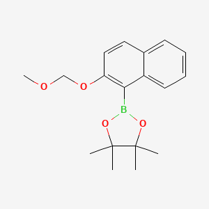 2-[2-(Methoxymethoxy)naphthalen-1-yl]-4,4,5,5-tetramethyl-1,3,2-dioxaborolane