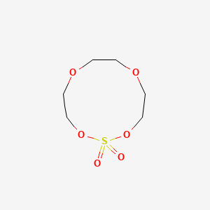 molecular formula C6H12O6S B13543100 1,3,6,9-Tetraoxa-2lambda6-thiacycloundecane-2,2-dione 