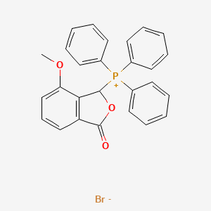 B1354311 (7-Methoxy-3-oxo-1,3-dihydroisobenzofuran-1-yl)triphenylphosphonium bromide CAS No. 887644-98-6
