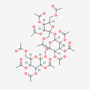 molecular formula C40H54O27 B1354312 棉子糖十一乙酸酯 CAS No. 6424-12-0