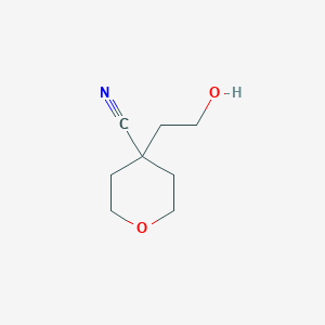 4-(2-Hydroxyethyl)oxane-4-carbonitrile