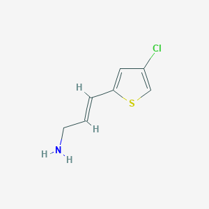 3-(4-Chlorothiophen-2-yl)prop-2-en-1-amine