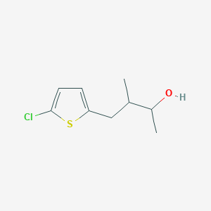 4-(5-Chlorothiophen-2-yl)-3-methylbutan-2-ol